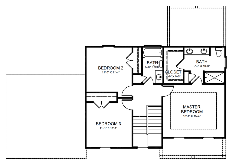 Cannondale II's second story floor plan