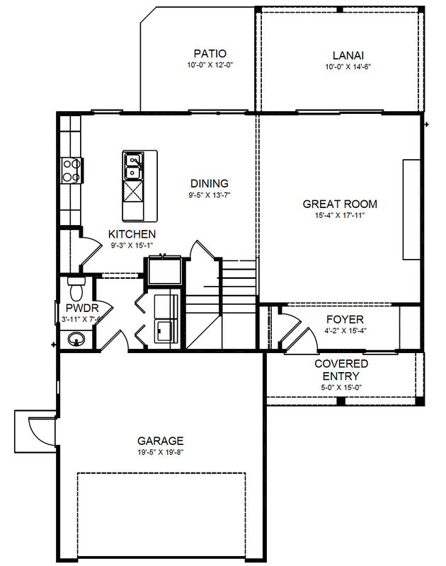 Cannondale's first story floor plan