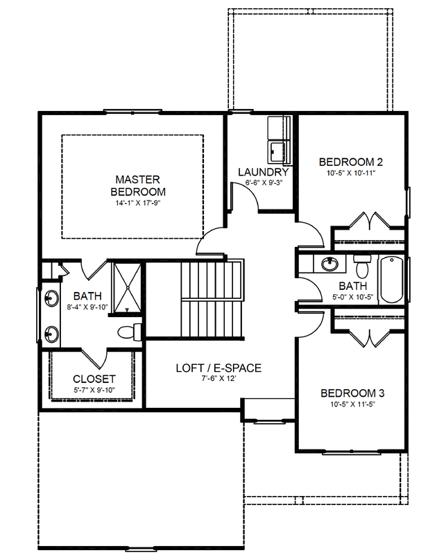 Grayson's second story floor plan